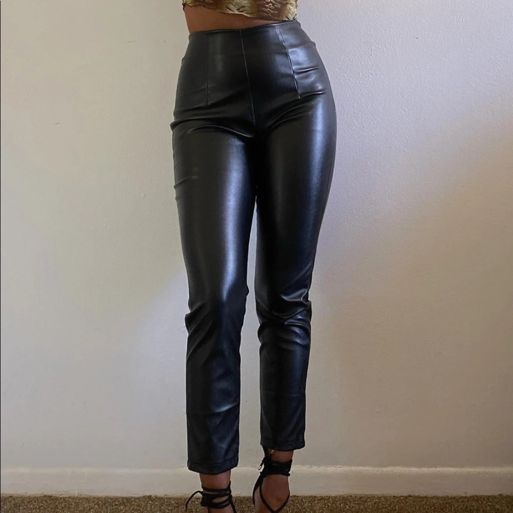 Princess Polly Lyra Leather Pants